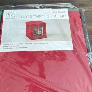HDC Heavy Duty Ornament Storage Container 48 Count 15Hx 15Wx 15D